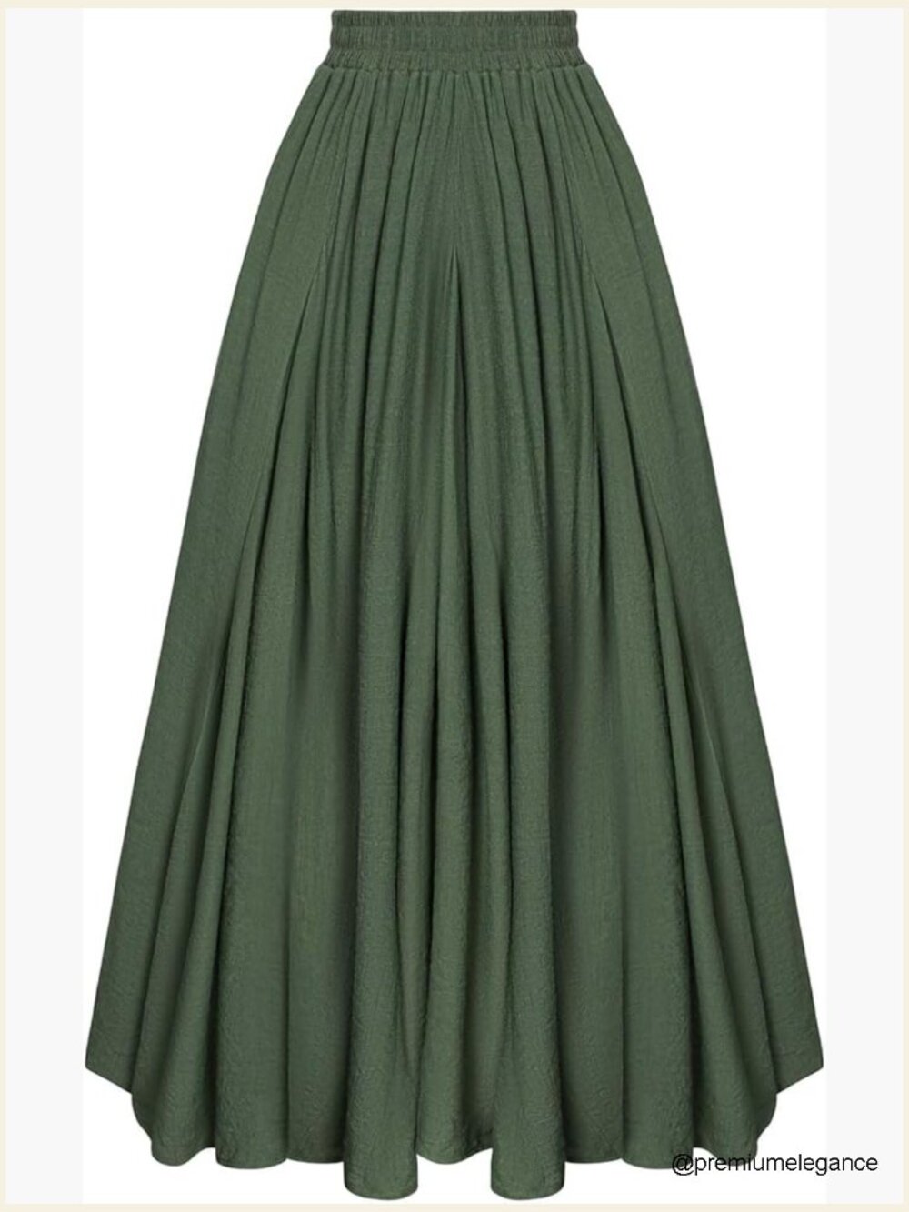 Maxi Skirt Flowy Boho Renaissance A-Line Long Skirt with Pockets - Picture 1 of 7